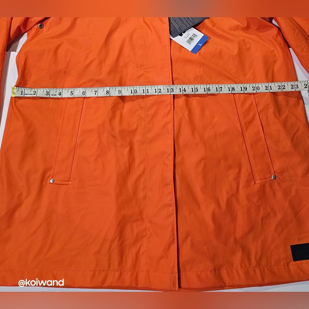 Pedlenton Tangerine Women's Rain Jacket Size L - Picture 10 of 14